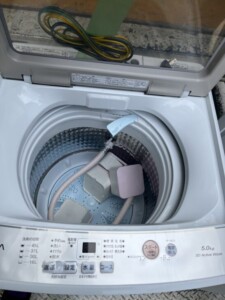 AQUA(アクア)5.0㎏ 全自動電気洗濯機 AQW-S5M(W)2021年製