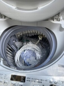 SHARP(シャープ)7.0㎏ 全自動電気洗濯機 ES-GE7F-W 2022年製