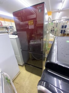 SHARP(シャープ)350L 3ドア冷蔵庫 SJ-GW35G-R 2020年製