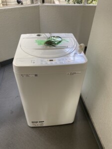 SHARP(シャープ)5.0㎏ 全自動電気洗濯機 ES-GE5C-W 2019年製