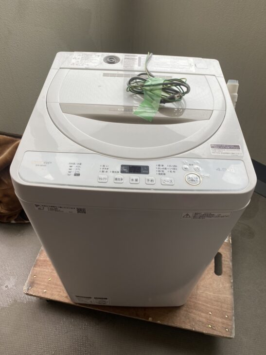 SHARP（シャープ）4.5㎏ 全自動電気洗濯機 ES-GE4D 2020年製