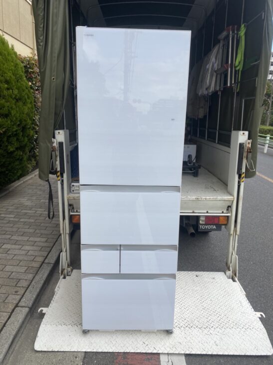 TOSHIBA（東芝）501L 5ドア冷蔵庫 GR-R500GWL（UW) 2019年製