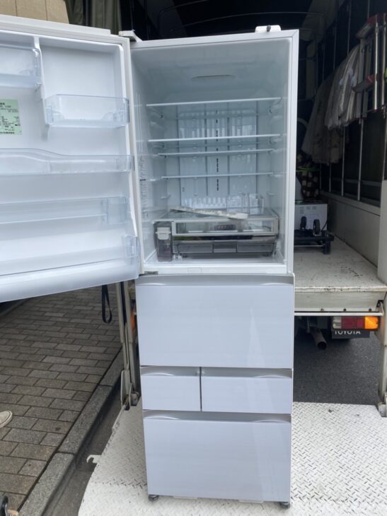 高価査定】TOSHIBA（東芝）501L 5ドア冷蔵庫 GR-R500GWL 世田谷区瀬田