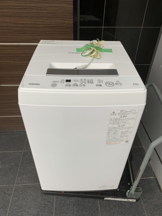 TOSHIBA（東芝）4.5㎏ 全自動電気洗濯機 AW-45M9 2022年製
