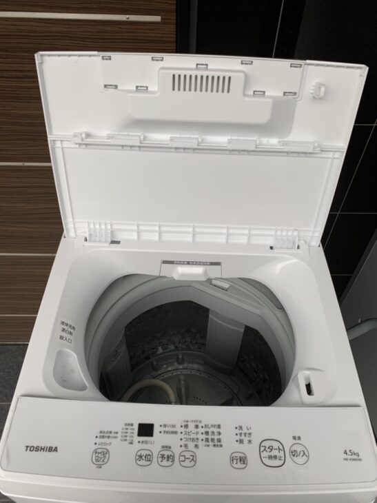 大田区西馬込】東芝 全自動電気洗濯機 AW-45M9 2022年製を含む家電3点