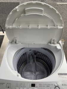 SHARP(シャープ)6.0㎏ 全自動電気洗濯機 ES-GE6B-W 2018年製