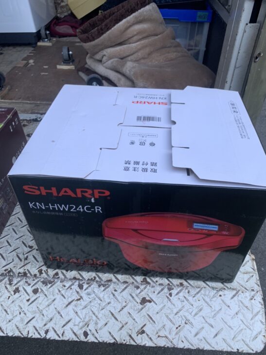 SHARP（シャープ）ヘルシオ ホットクック 水なし自動調理鍋 KN-HW24C-R