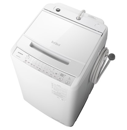 HITACHI 日立 全自動洗濯機 8kg ビートウォッシュ BW-V80H