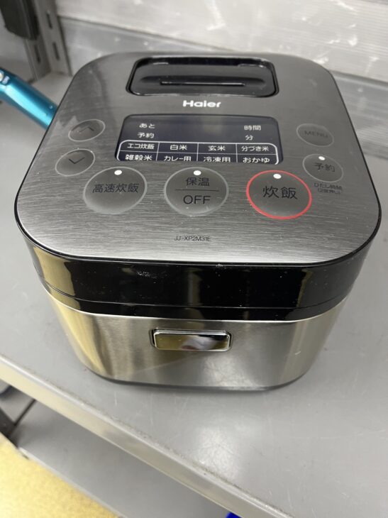 渋谷区へ出張】ハイアール製炊飯器 JJ-XP2M31Eなど中古家電 買取