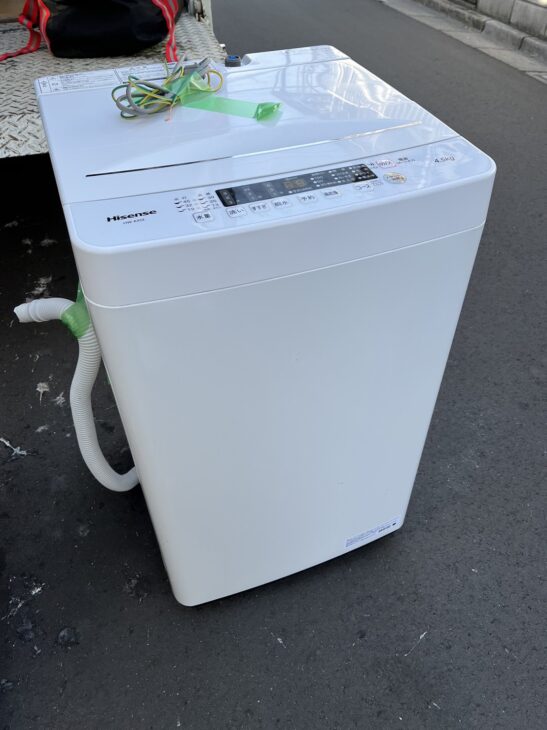 Hisense（ハイセンス）4.5㎏ 全自動電気洗濯機 HW-K45 2021年製