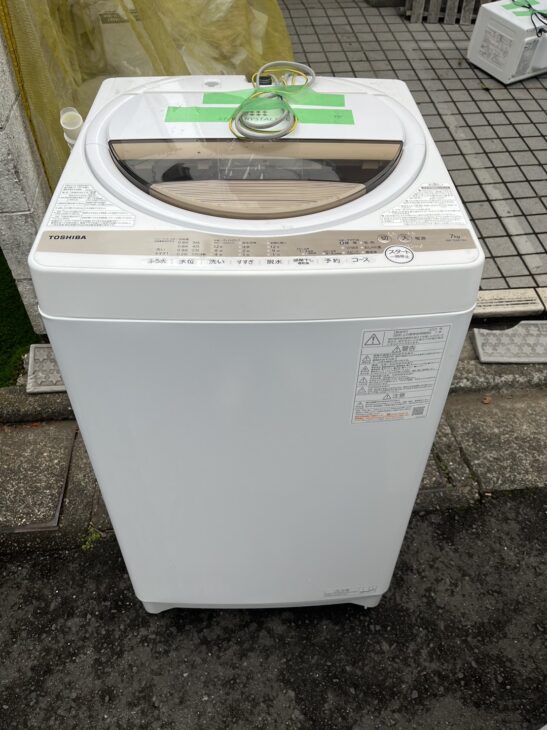 TOSHIBA（東芝）7.0㎏ 全自動電気洗濯機 AW-7GM1（W) 2021年製