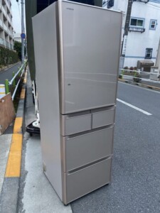 HITACHI(日立)401L 5ドア冷蔵庫 R-S4000G(XN) 2017年製