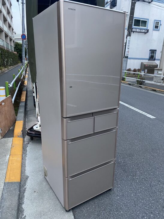 5ドア冷蔵庫 HITACHI R-S4000G 401L 2017年製