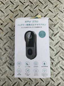 XTU バッテリー駆動式ビデオドアホン Bell J7 Plus