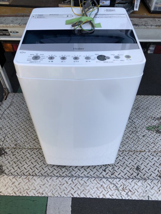 Haier（ハイアール）4.5㎏ 全自動電気洗濯機 JW-C45D 2019年製