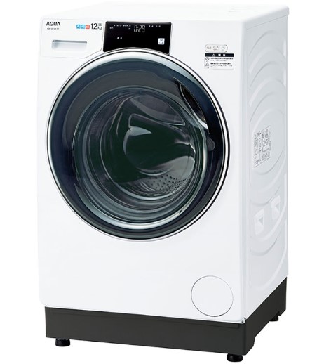AQUA アクア ドラム式洗濯乾燥機 12kg まっすぐドラム AQW-DX12N-W