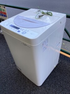SHARP(シャープ)5.0㎏ 全自動電気洗濯機 ES-GE5A-V 2017年製