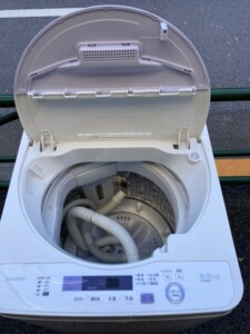 SHARP(シャープ)5.0㎏ 全自動電気洗濯機 ES-GE5A-V 2017年製