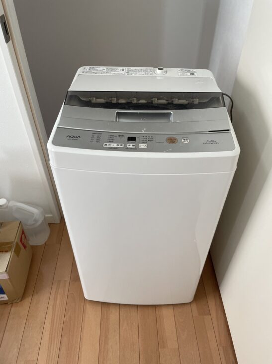 AQUA（アクア）4.5㎏ 全自動電気洗濯機 AQW-S45G 2019年製