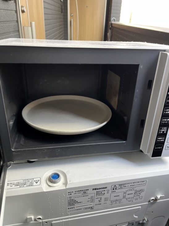 山善 電子レンジ YRC-016VE、ハイセンス 縦型洗濯機 HW-T55A