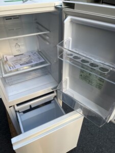 AQUA(アクア)126L 2ドア冷蔵庫 AQR-13E8(W)2022年製