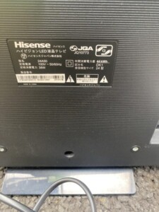 Hisense(ハイセンス)24型液晶テレビ 24A50 2019年製