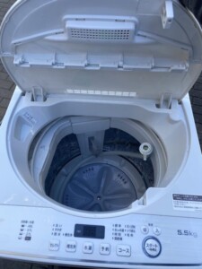 SHARP(シャープ)5.5㎏ 全自動電気洗濯機 ES-GE5D-W 2020年製