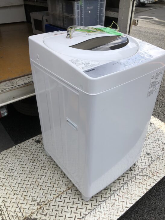 東芝 AW-5G6 5kg 洗濯機 2019年製 2019年製の洗濯機【買取】東芝 AW-5G6 熊本県玉名市岱明町に出張しま