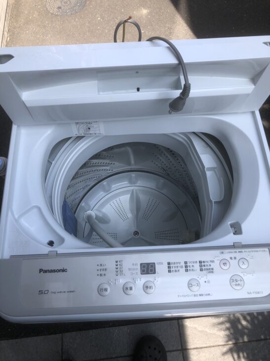 出張買取【台東区】Panasonic製洗濯機 NA-F50B13とAQUA製冷蔵庫 AQR