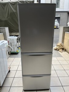 SHARP(シャープ)350L 3ドア冷蔵庫 SJ-W354H-S 2021年製