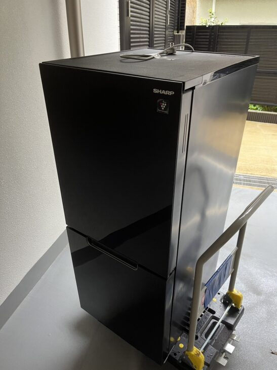 町田市に住むお客様より[出張買取]シャープ 2ドア冷蔵庫 SJ-GD15G-B