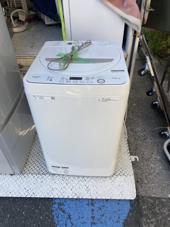 SHARP（シャープ）4.5㎏ 全自動洗濯機 ES-GE4D-C 2019年製