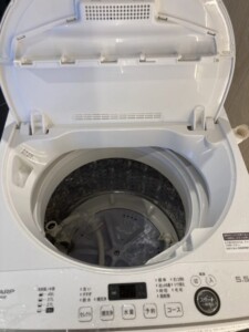 SHARP(シャープ)5.5㎏ 全自動洗濯機 ES-GE5E-W 2021年製