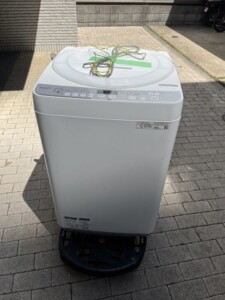 SHARP(シャープ)7.0㎏ 全自動洗濯機 ES-GE7D-W 2019年製