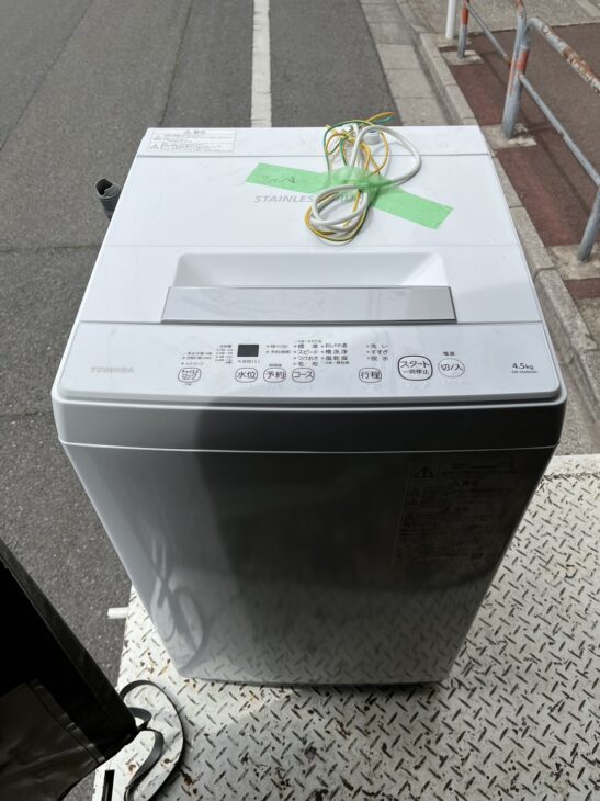 TOSHIBA（東芝）4.5㎏ 全自動洗濯機 AW-45M9 2022年製