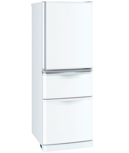 当季大流行 三菱ノンフロン冷凍冷蔵庫2019年度製 MITSUBISHI MR-C34D-W 