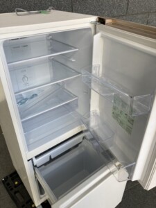 AQUA(アクア)168L 2ドア冷蔵庫 AQR-17MBK(W) 2021年製