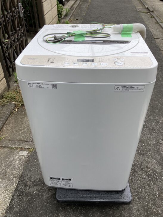 SHARP（シャープ）6.0㎏ 全自動洗濯機 ES-GE6D-T 2020年製
