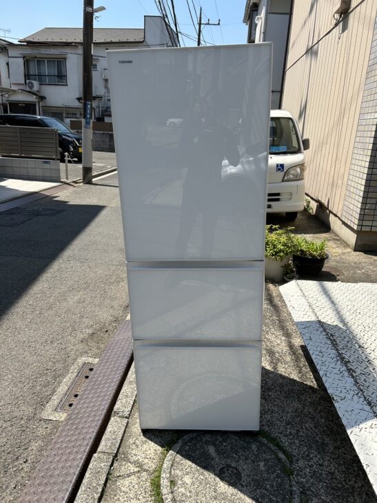 TOSHIBA（東芝）363L 3ドア冷蔵庫 GR-M36SXV（EW) 2019年製