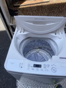 SHARP(シャープ)5.0㎏ 全自動洗濯機 ES-GE5D-W 2020年製
