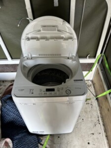 SHARP(シャープ)5.5kg 全自動洗濯機 ES-GE5D-W 2019年製