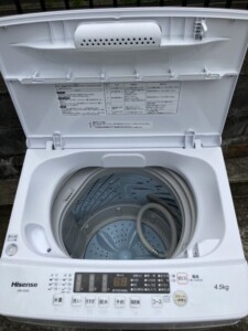 Hisense(ハイセンス)4.5㎏ 全自動洗濯機 HW-K45E 2021年製