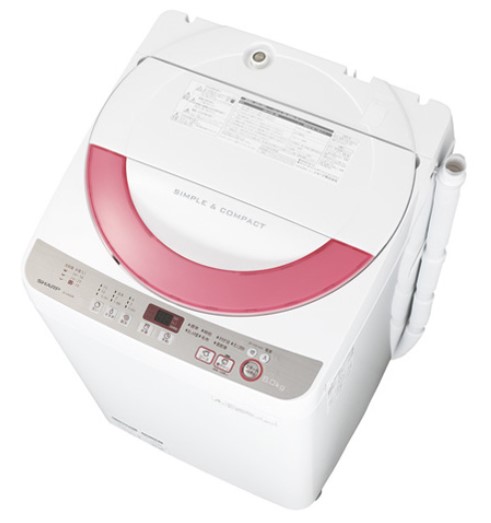 SHARP シャープ 全自動洗濯機 6kg ES-GE60R
