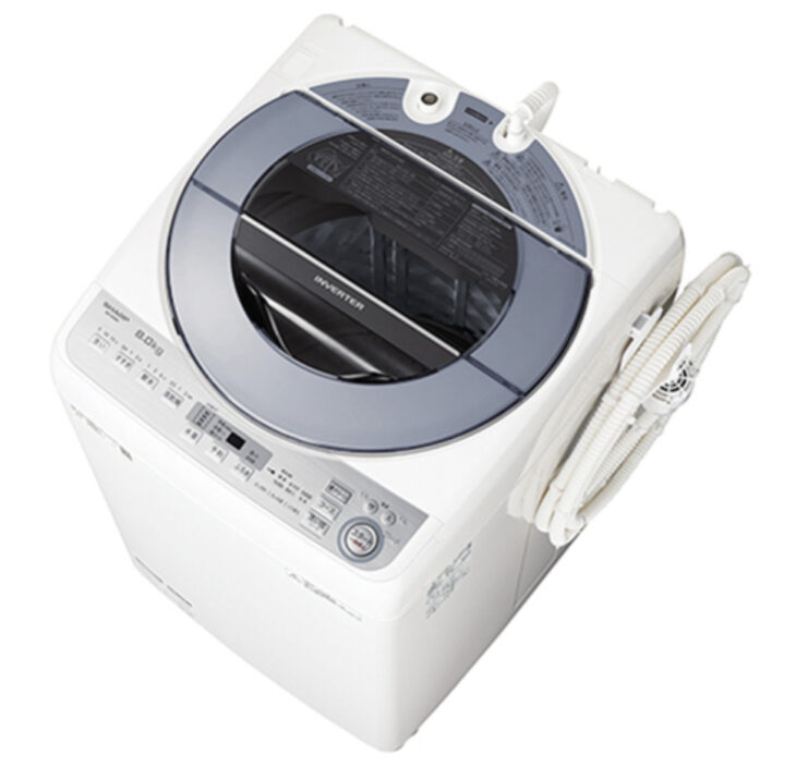 SHARP シャープ 全自動洗濯機 8kg ES-GV8C