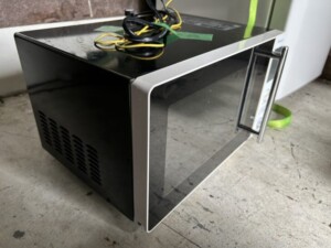 e angle(イーアングル)電子レンジ ANG-MO-A5(W)2019年製