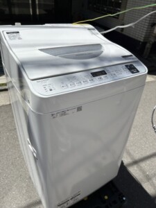 SHARP(シャープ)5.5㎏ 電気洗濯乾燥機 ES-TX5E-S 2021年製