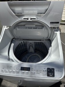 SHARP(シャープ)5.5㎏ 電気洗濯乾燥機 ES-TX5E-S 2021年製