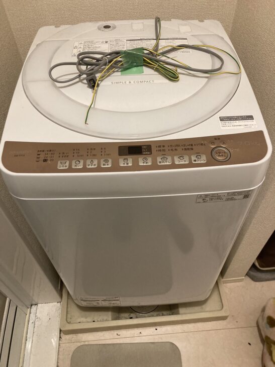 SHARP全自動洗濯機 ES-T713-T 2021年製 購入しましたが 家電・スマホ