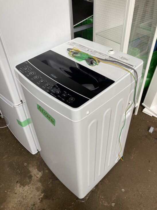 再販可能商品 Haier洗濯機 JW-C55D 2021年製藤沢市で【出張買取