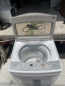 AQUA(アクア)5.0㎏ 全自動洗濯機 AQW-S5M(W) 2022年製